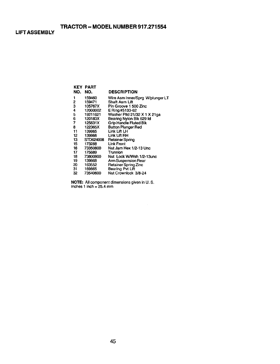 Craftsman 917.271554 User Manual | Page 45 / 60