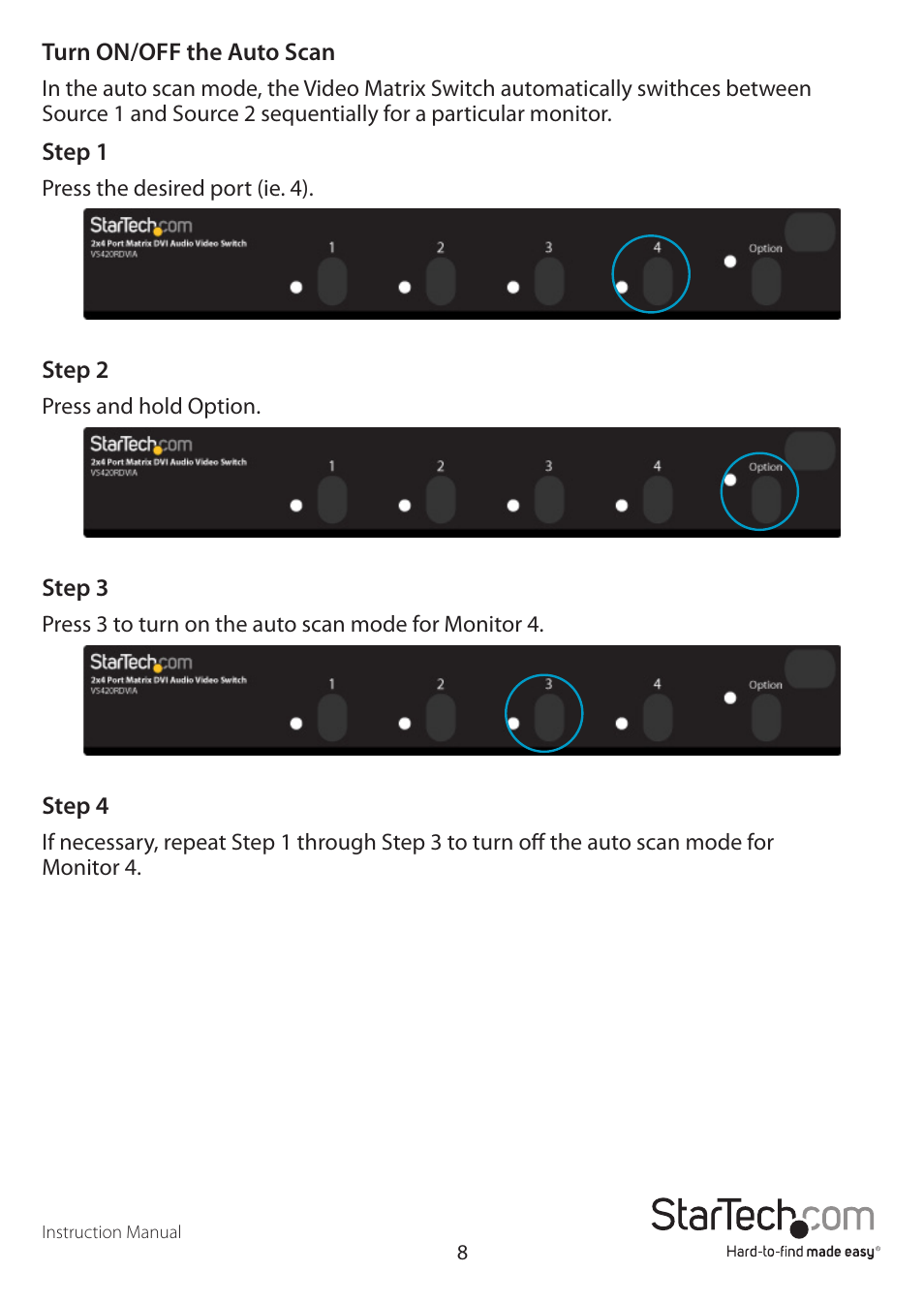 StarTech.com VS420RDVIA User Manual | Page 11 / 17