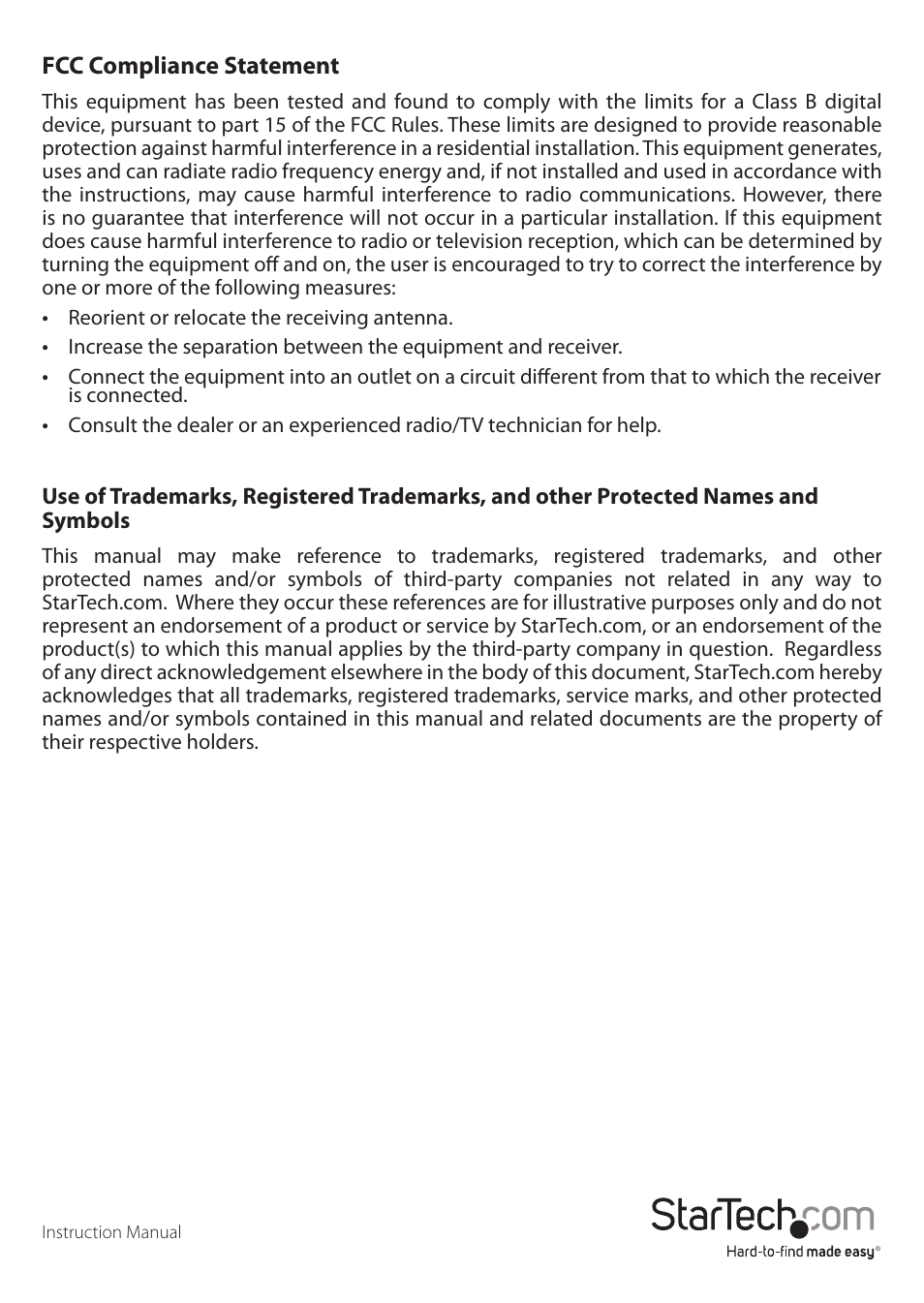 StarTech.com VS420RDVIA User Manual | Page 2 / 17