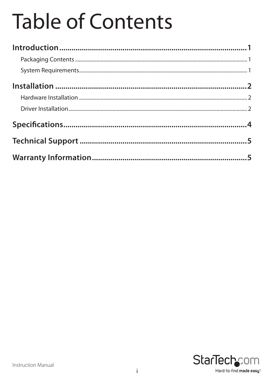 StarTech.com VS420RDVIA User Manual | Page 3 / 17