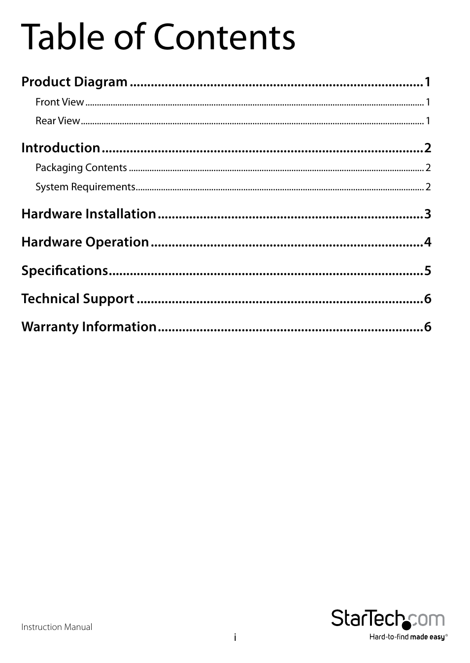 StarTech.com BT2A User Manual | Page 3 / 10