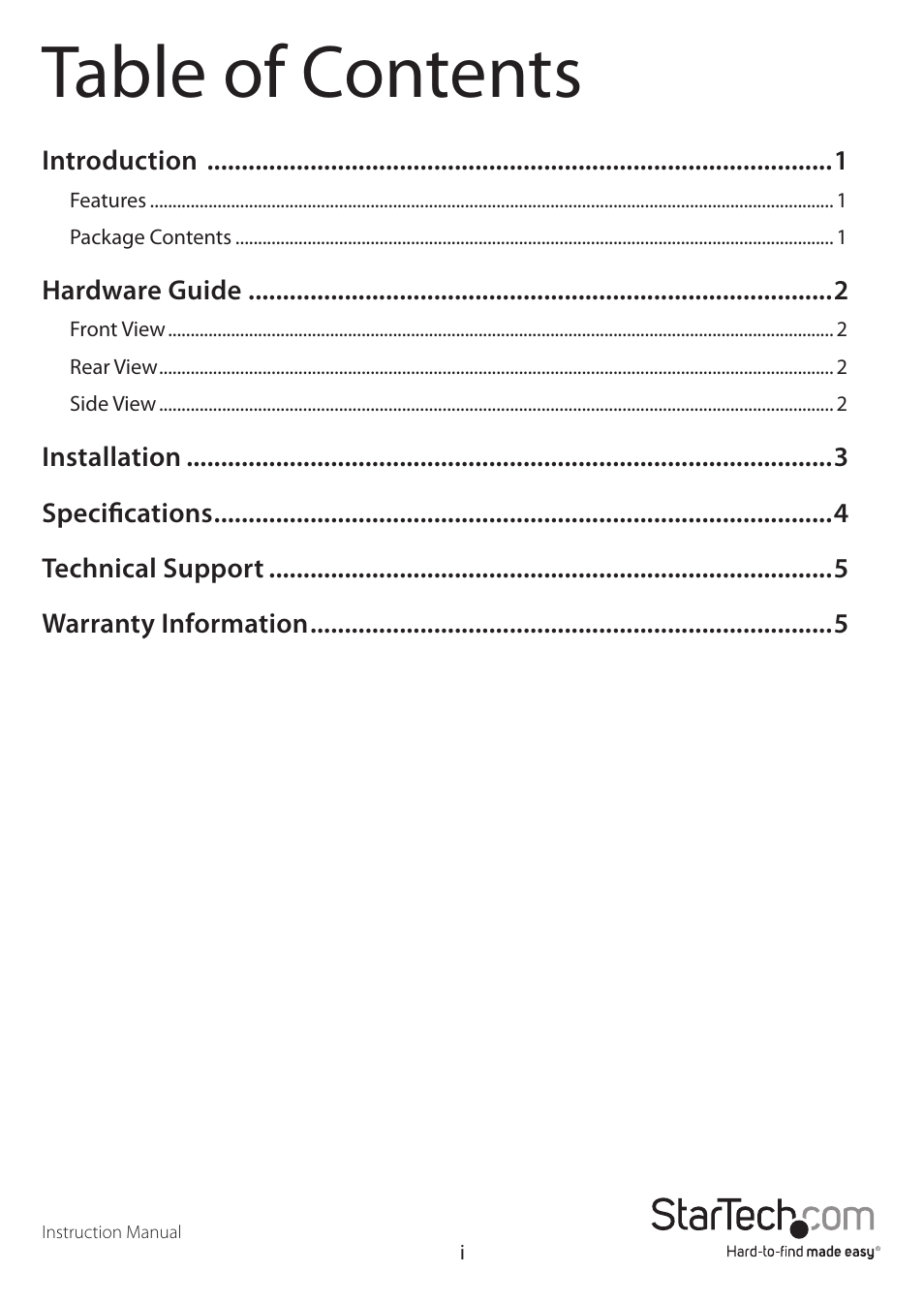 StarTech.com AA2SPDIF User Manual | Page 3 / 9