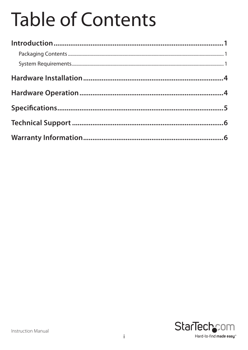 StarTech.com VS123HD User Manual | Page 3 / 10