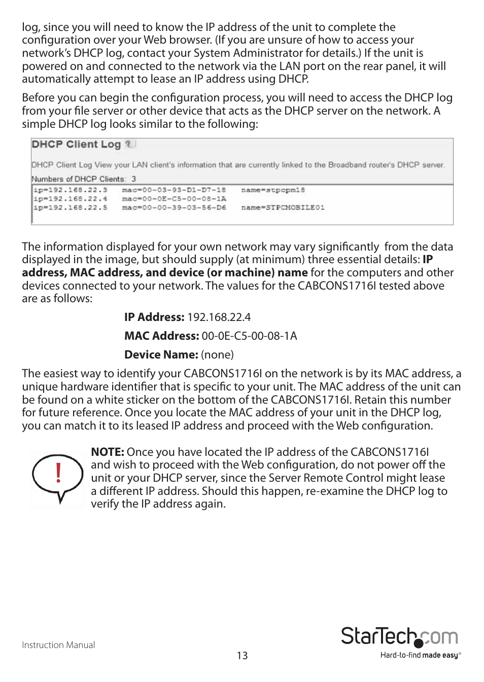 StarTech.com CABCONS1716I User Manual | Page 17 / 65
