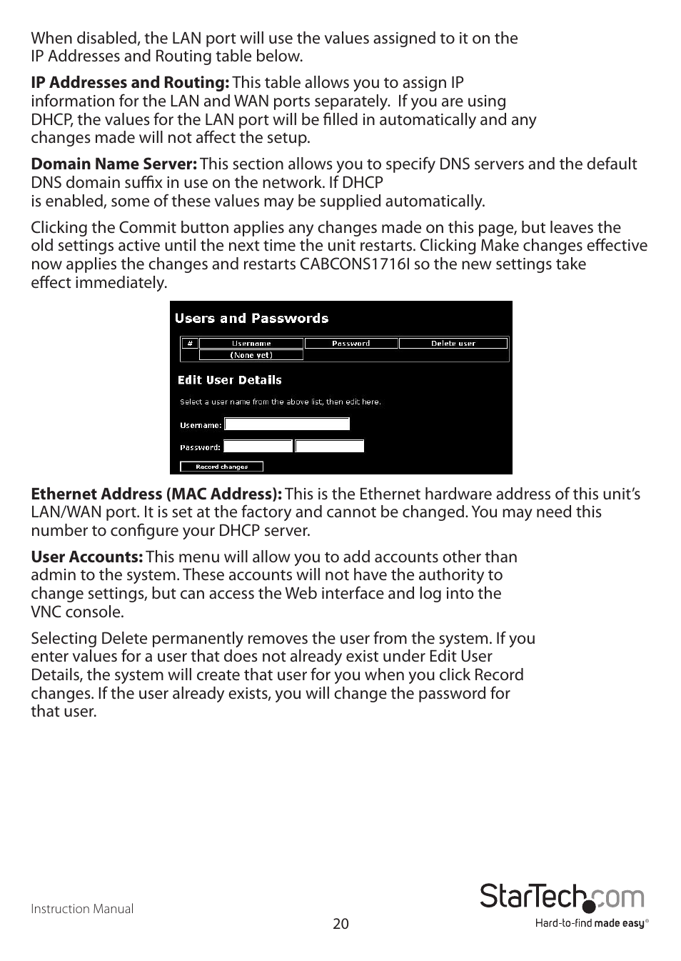 StarTech.com CABCONS1716I User Manual | Page 24 / 65