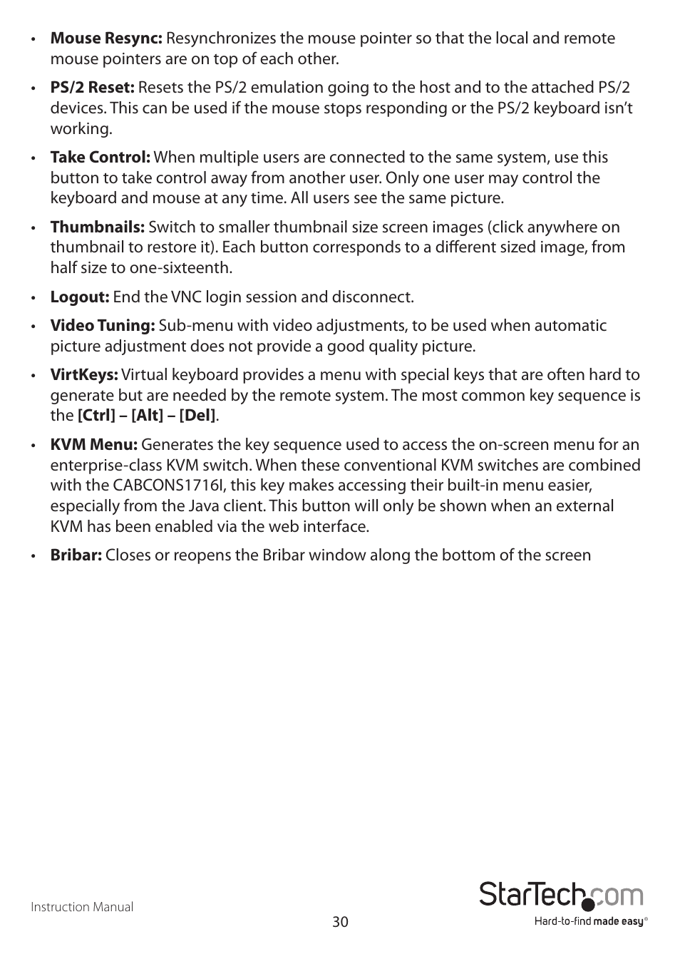 StarTech.com CABCONS1716I User Manual | Page 34 / 65