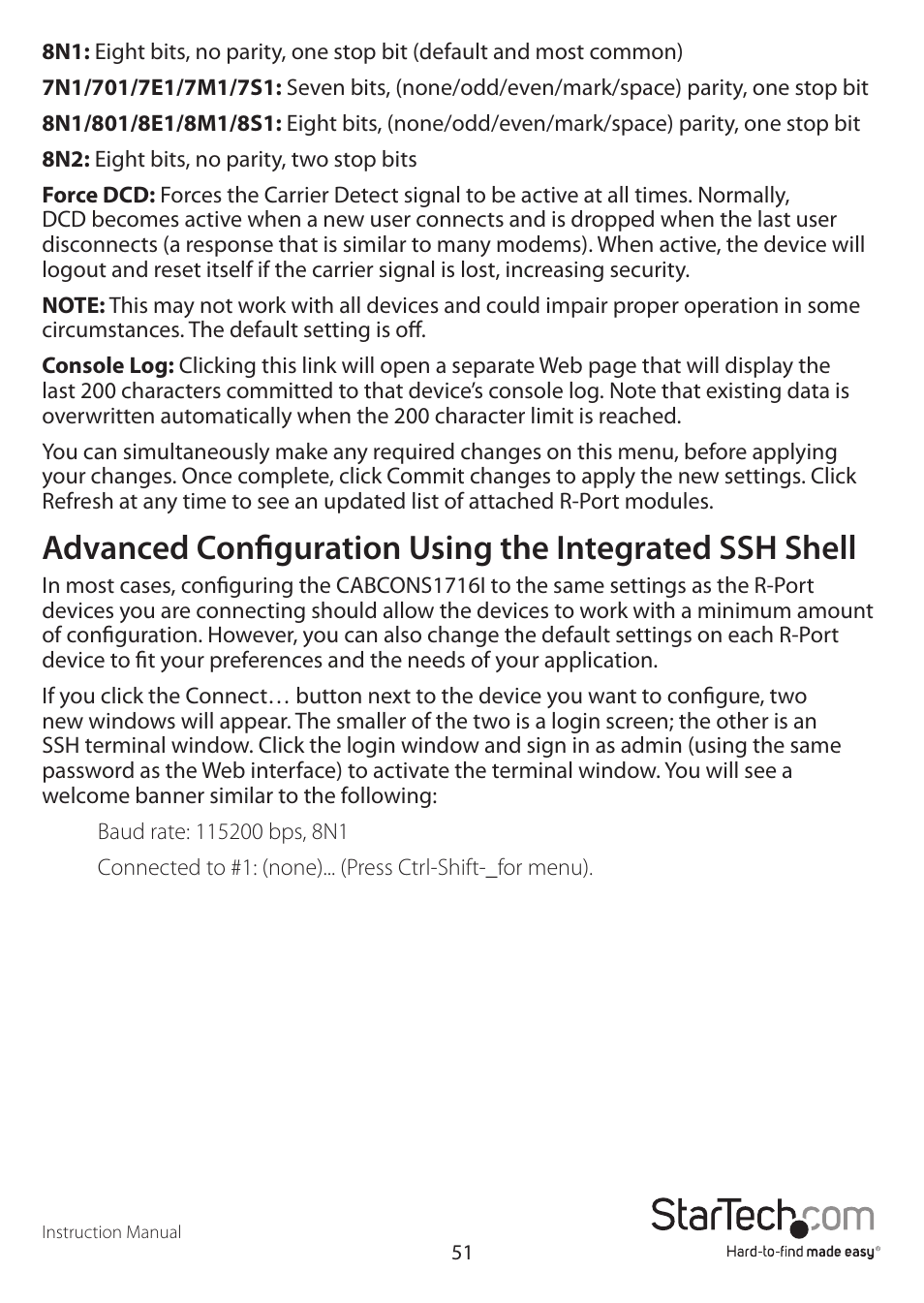 StarTech.com CABCONS1716I User Manual | Page 55 / 65