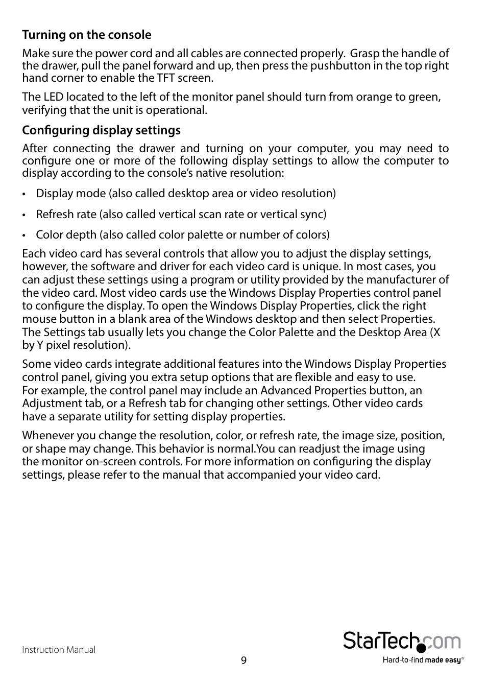 StarTech.com RACKCONSxxxx User Manual | Page 12 / 26