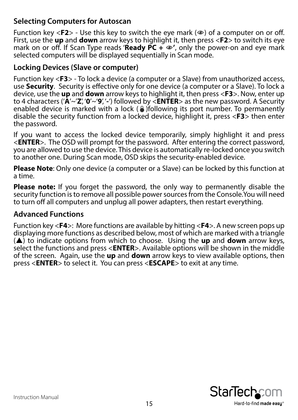 StarTech.com RACKCONSxxxx User Manual | Page 18 / 26