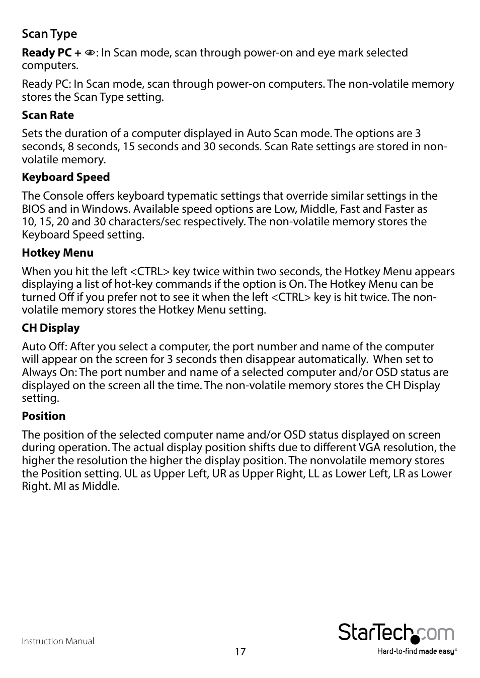 StarTech.com RACKCONSxxxx User Manual | Page 20 / 26