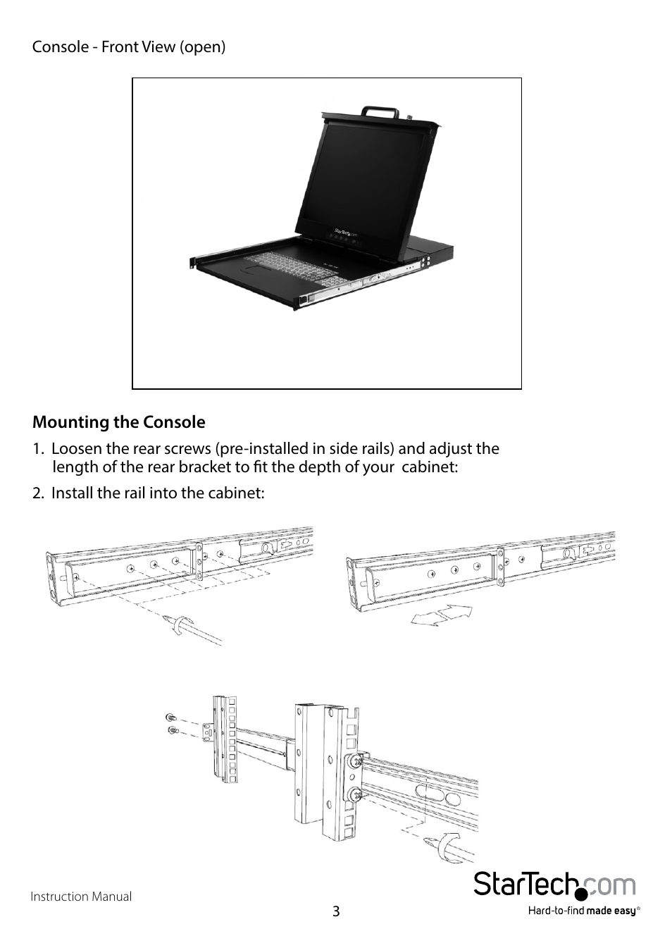 StarTech.com RACKCONSxxxx User Manual | Page 6 / 26