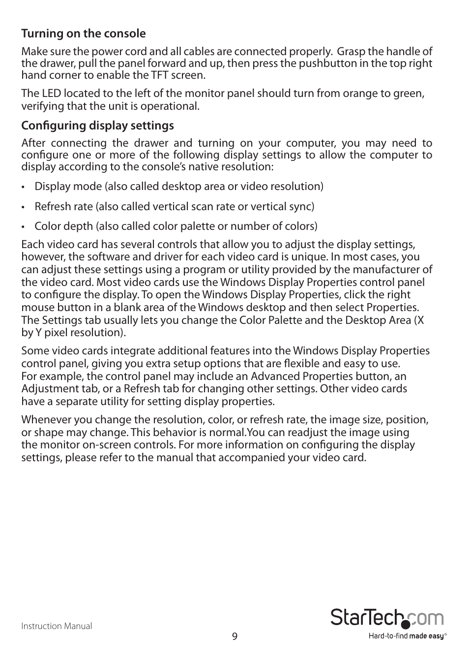 StarTech.com RKCONS1916EU User Manual | Page 12 / 27