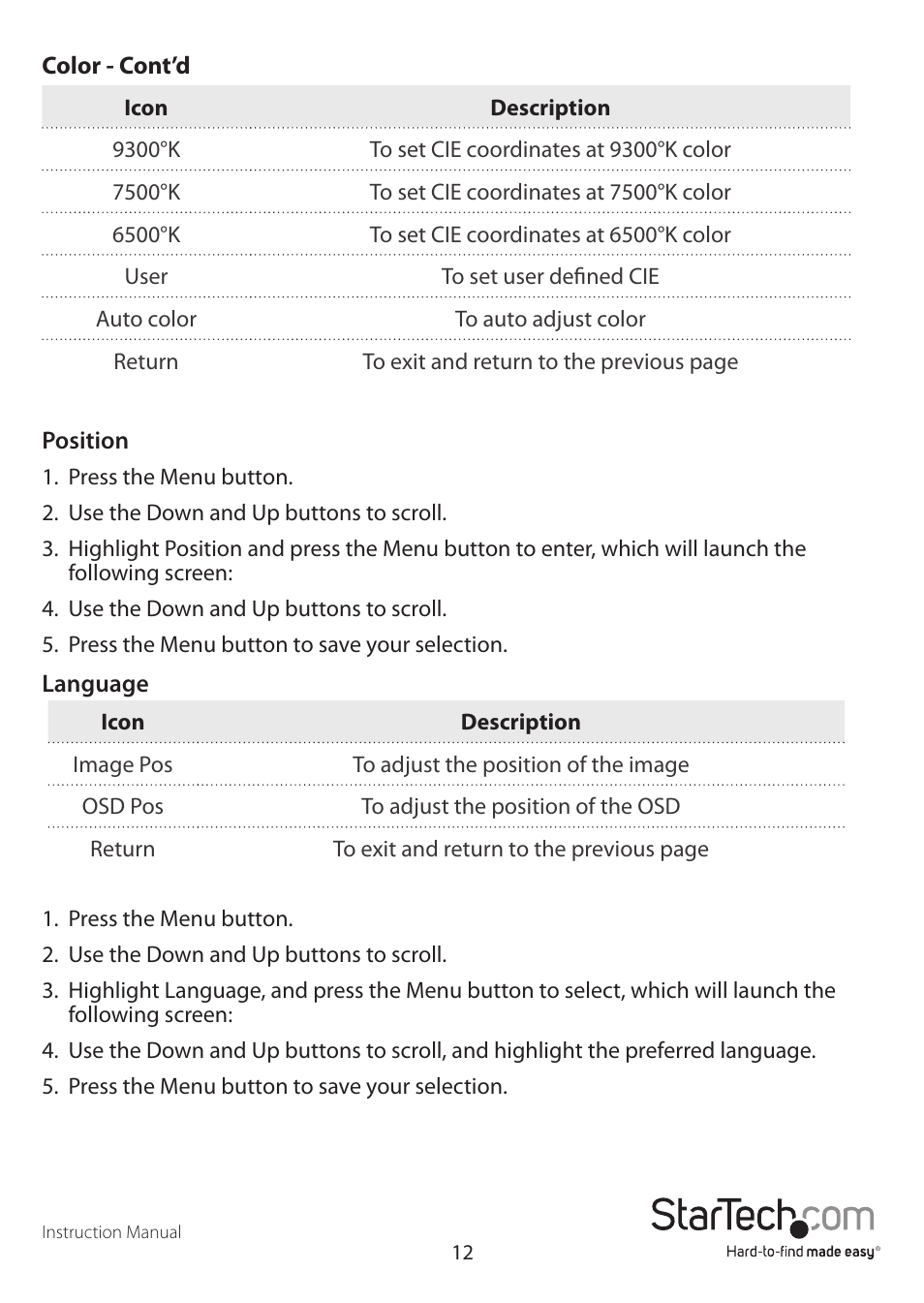 StarTech.com RKCONS1916EU User Manual | Page 15 / 27