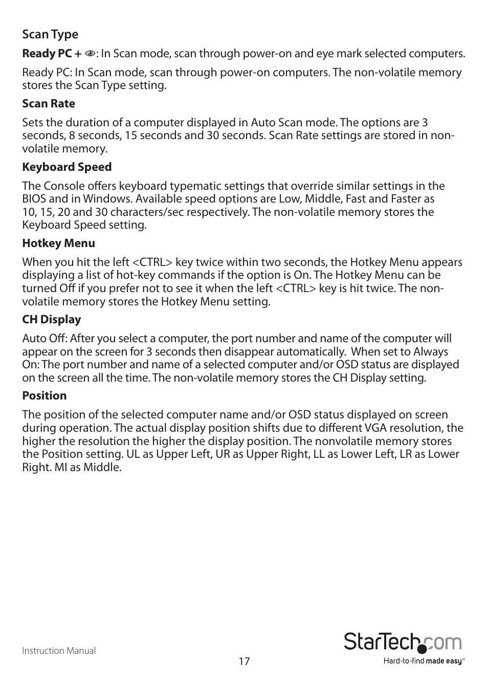 StarTech.com RKCONS1916EU User Manual | Page 20 / 27