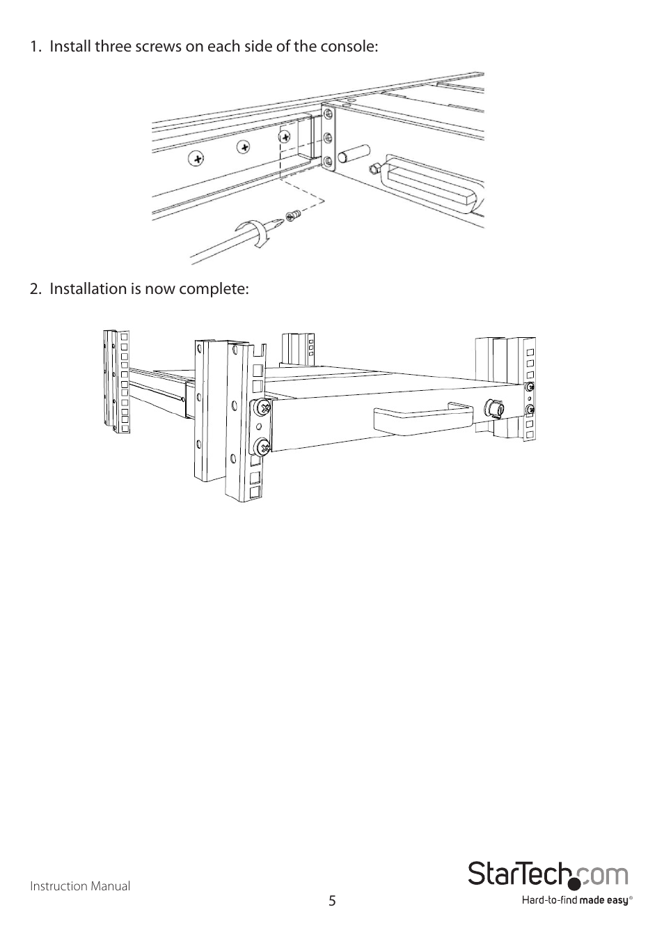 StarTech.com RKCONS1916EU User Manual | Page 8 / 27
