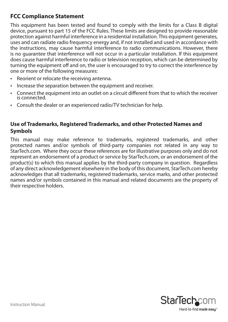 StarTech.com CAB1631HDU User Manual | Page 2 / 18