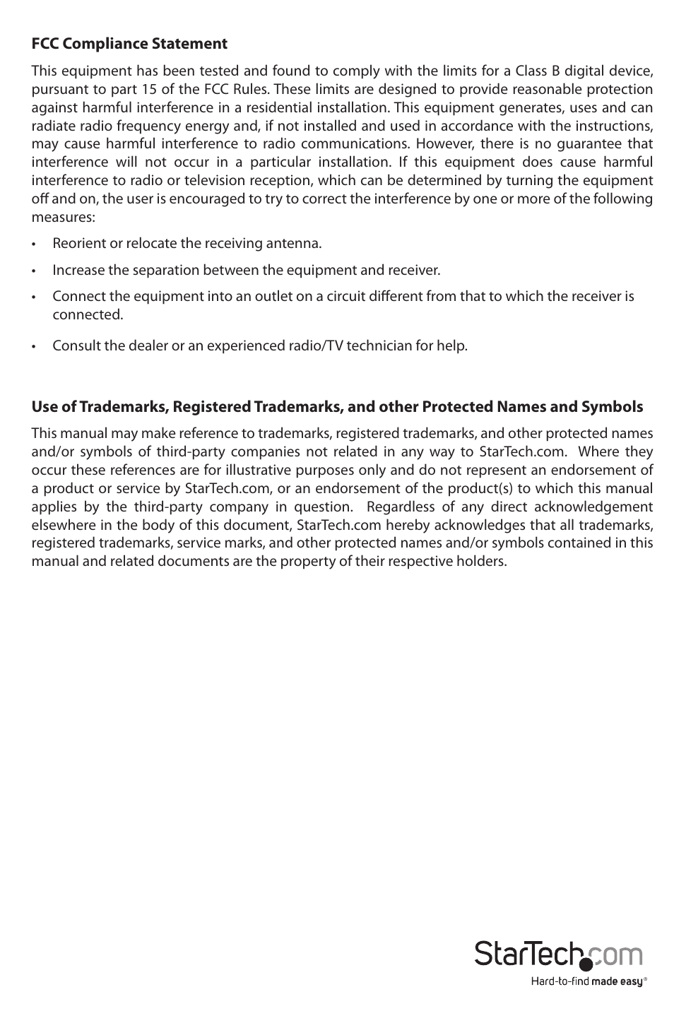 StarTech.com 1UCABCONS19 User Manual | Page 2 / 20