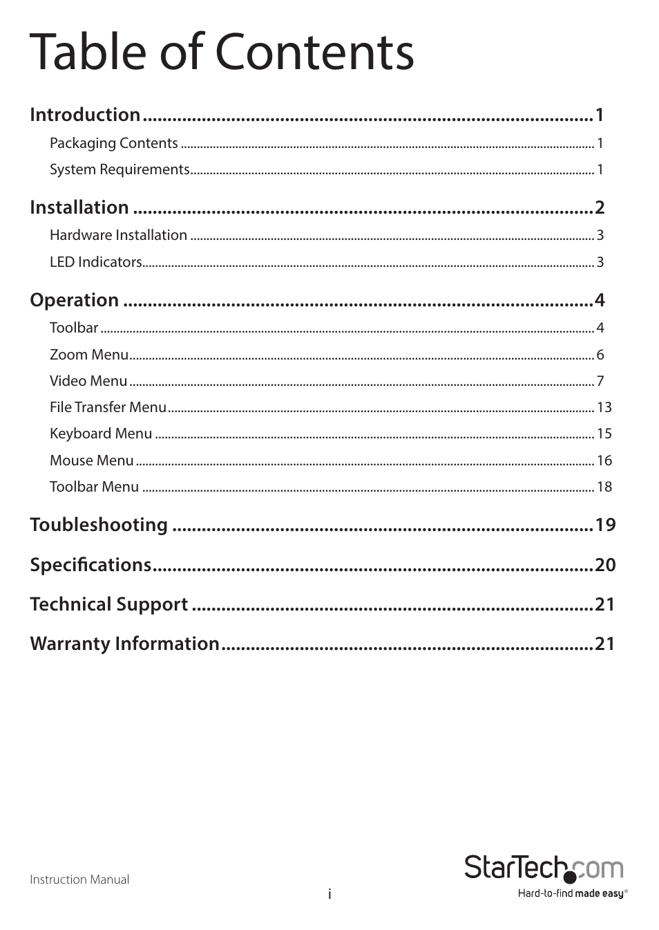 StarTech.com NOTECONS02 Manual User Manual | Page 3 / 25