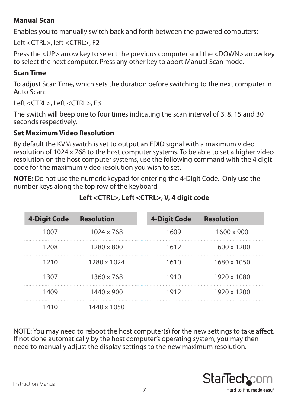 StarTech.com SV831DVIU User Manual | Page 10 / 13