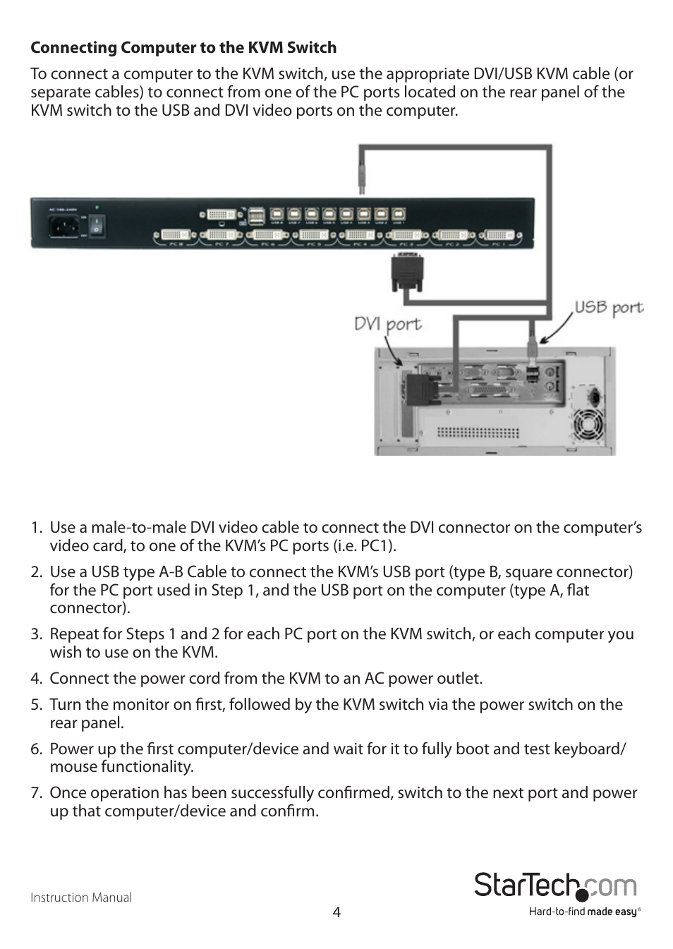 StarTech.com SV831DVIU User Manual | Page 7 / 13