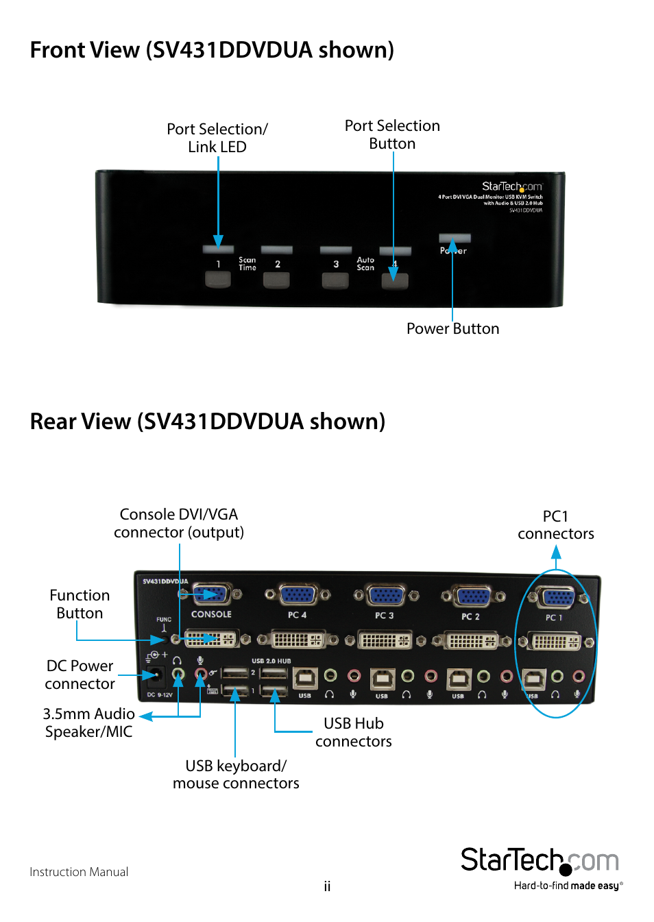 StarTech.com SV431DDVDUA User Manual | Page 4 / 16