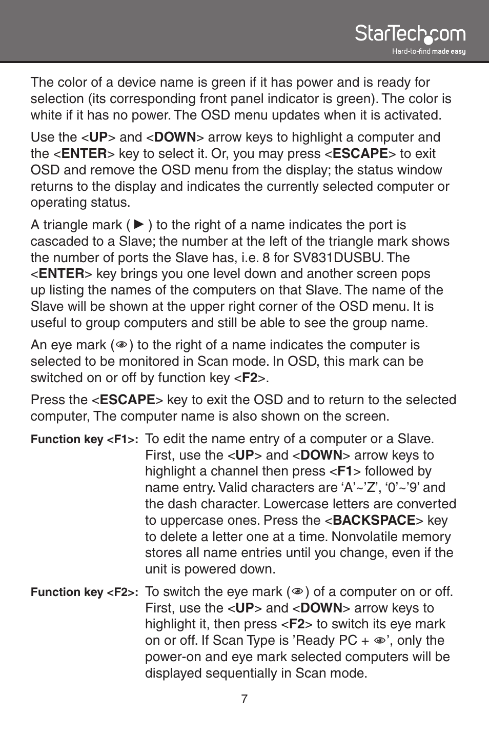 StarTech.com SV1631DUSBU User Manual | Page 10 / 20