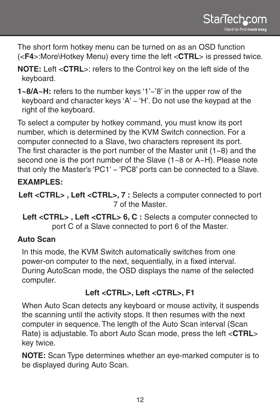 StarTech.com SV1631DUSBU User Manual | Page 15 / 20