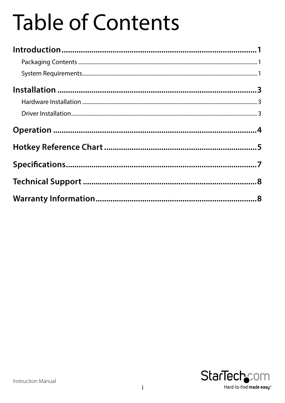 StarTech.com SV431DDUSB Manual User Manual | Page 3 / 12