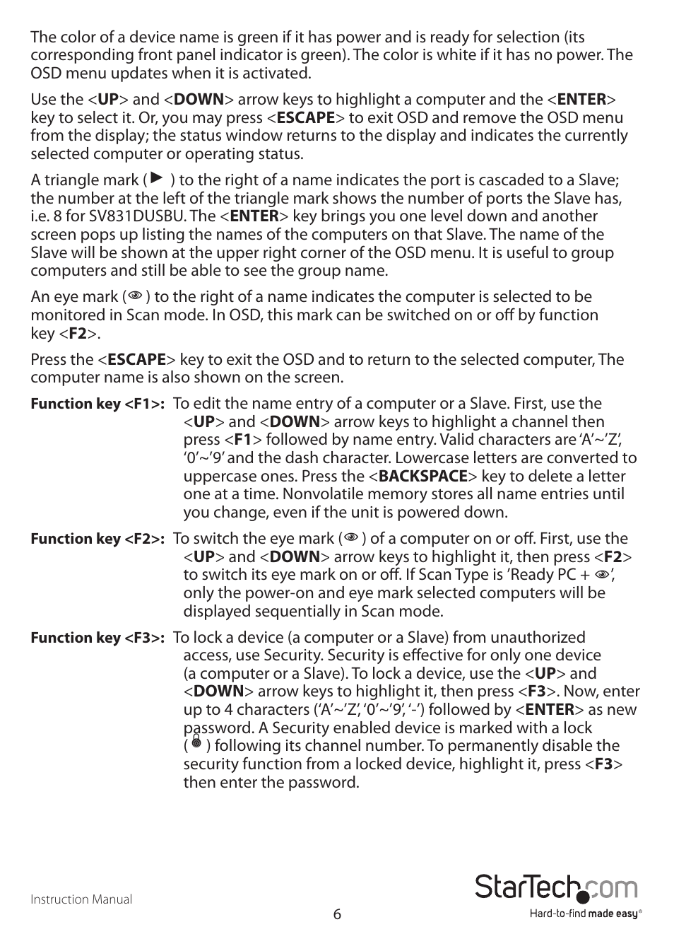 StarTech.com SV1631DUSBUK User Manual | Page 9 / 17