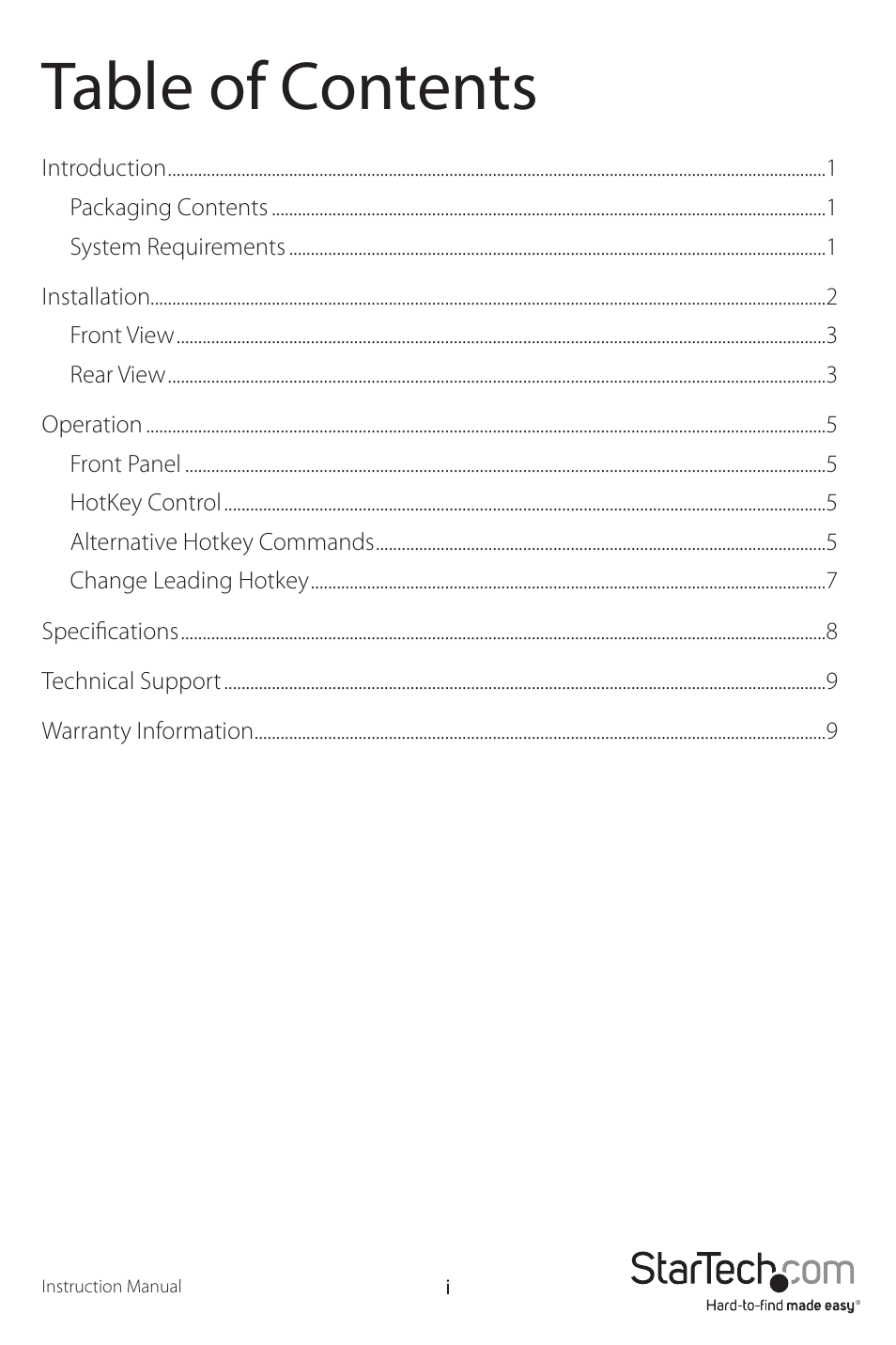 StarTech.com SV231DVIUAHR User Manual | Page 3 / 13