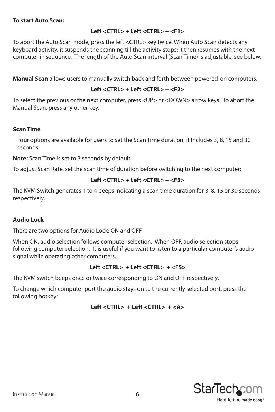 StarTech.com SV231DVIUAHR User Manual | Page 9 / 13