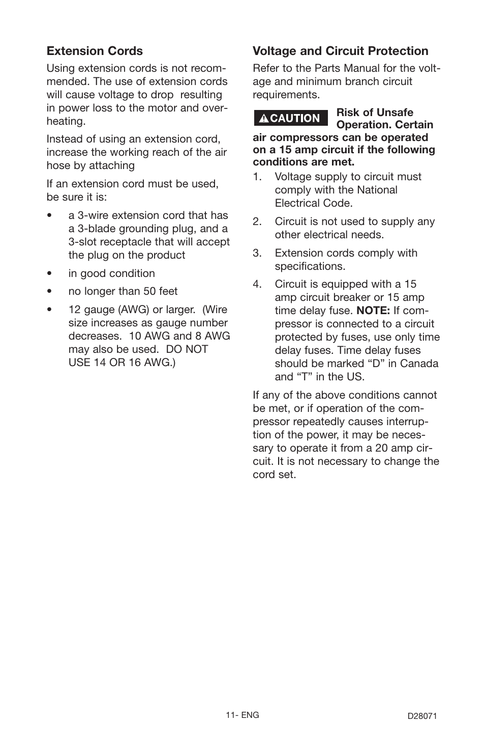 Craftsman 919.167461 User Manual | Page 11 / 44