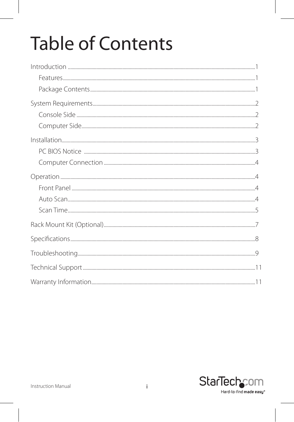 StarTech.com SV431DVIUAHR User Manual | Page 3 / 15