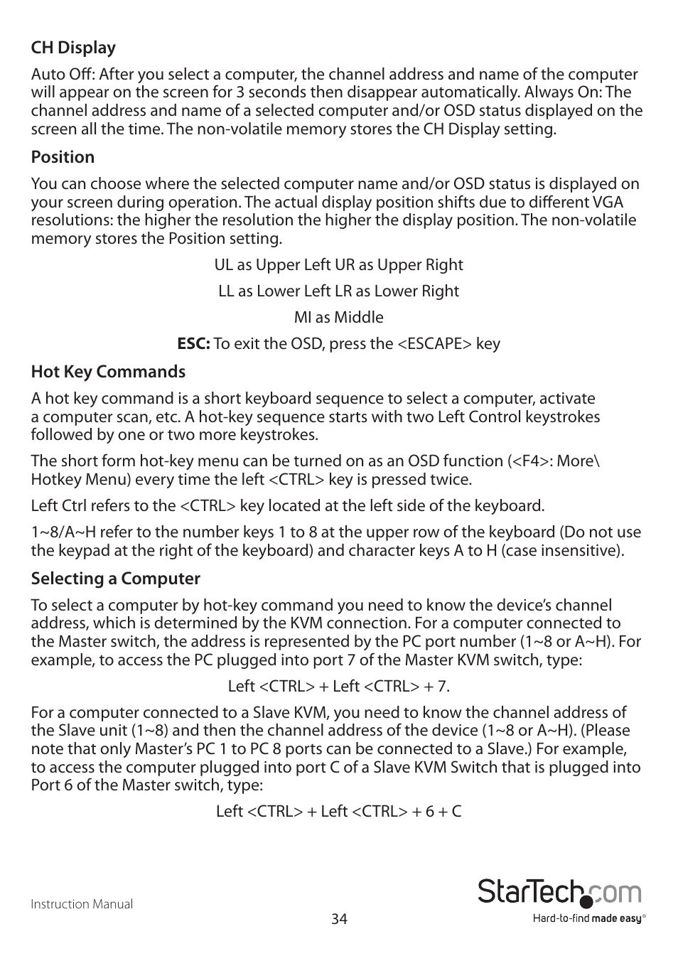 StarTech.com SV1641HDIE User Manual | Page 39 / 58