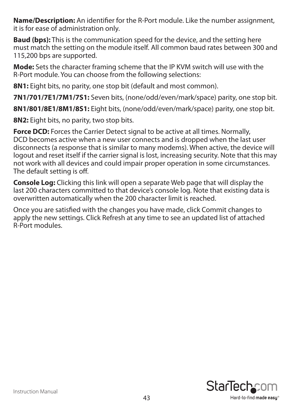 StarTech.com SV1641HDIE User Manual | Page 48 / 58