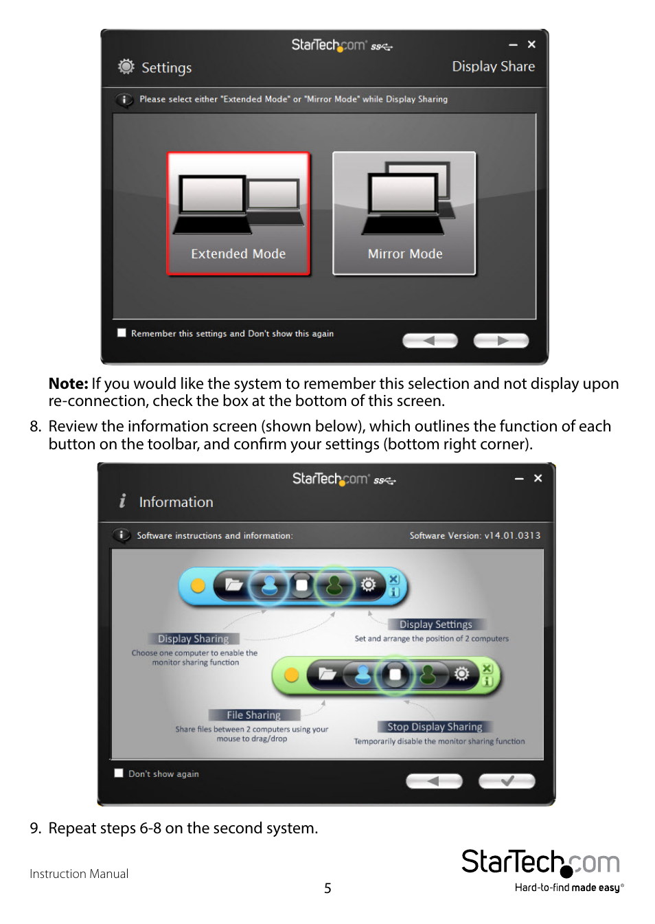 StarTech.com SVUSB3DSA User Manual | Page 7 / 16