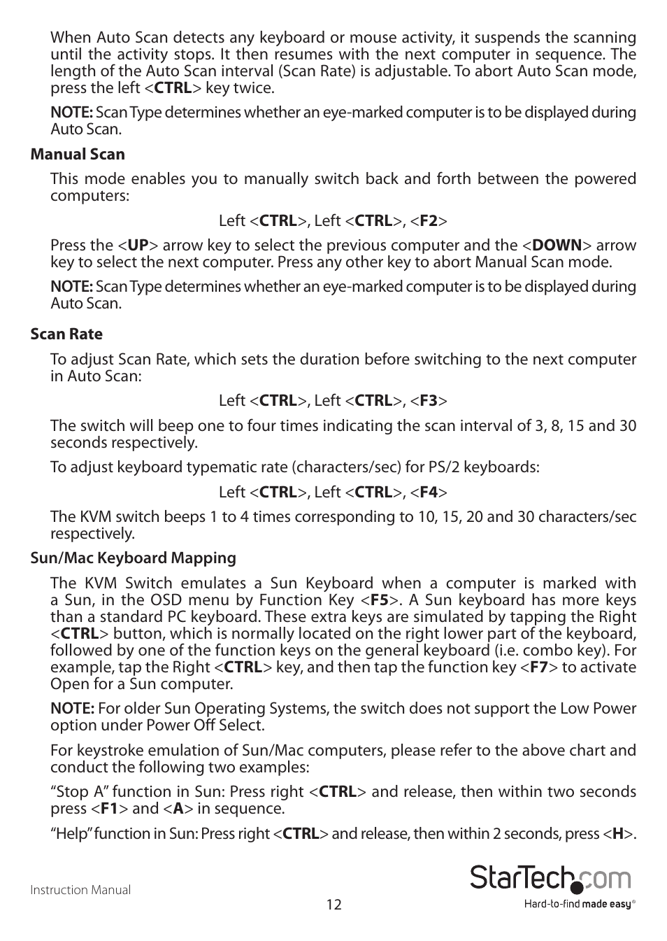 StarTech.com SV1631DUSBGB User Manual | Page 15 / 19