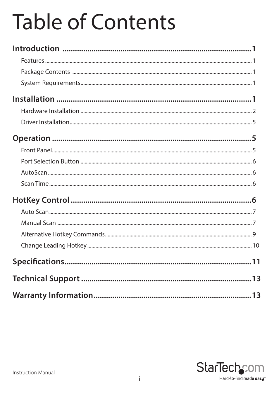 StarTech.com SV431DPUA User Manual | Page 3 / 17