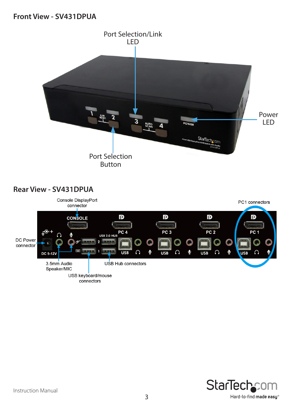 StarTech.com SV431DPUA User Manual | Page 6 / 17