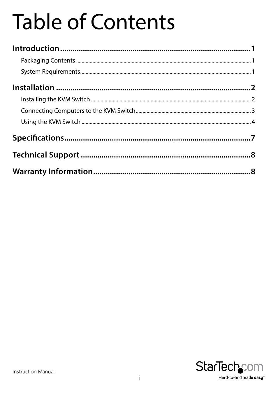 StarTech.com SV431UADVI User Manual | Page 3 / 12