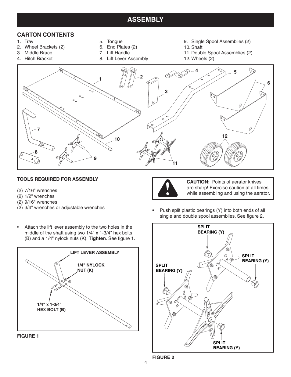 Assembly | Craftsman 486.24326 User Manual | Page 4 / 12