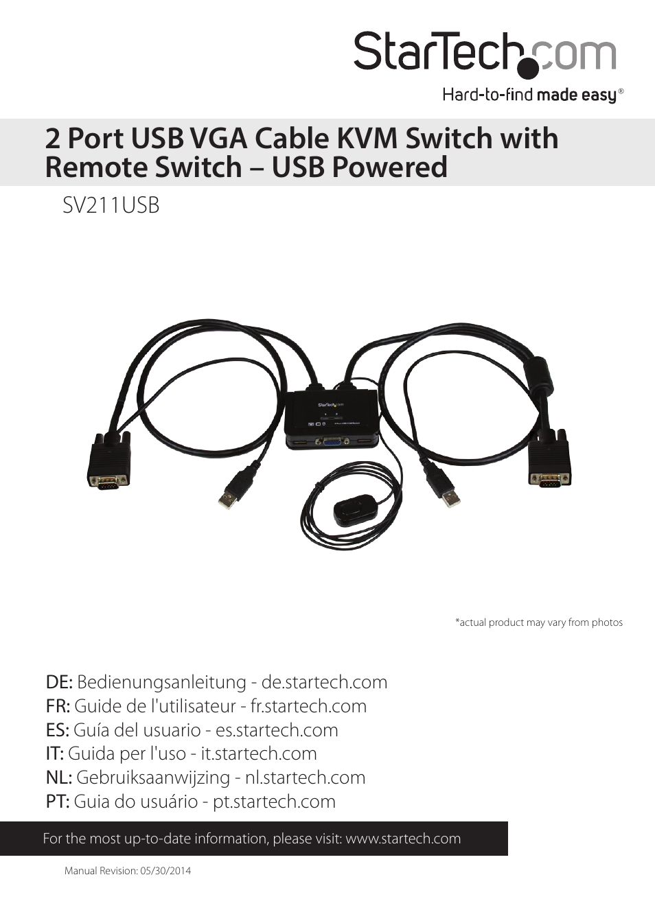 StarTech.com SV211USB User Manual | 11 pages