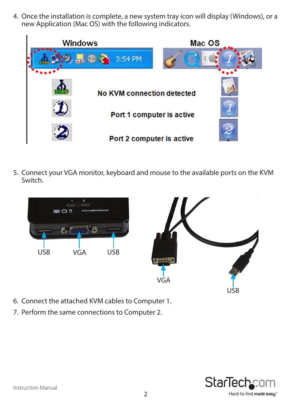 StarTech.com SV211USB User Manual | Page 5 / 11