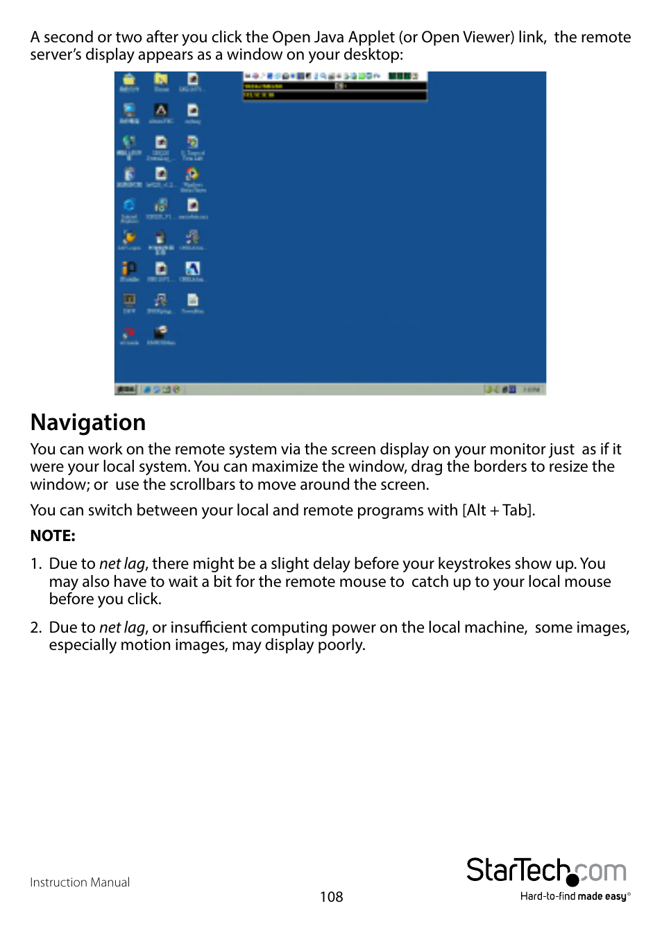 Navigation | StarTech.com SV1108IPPWEU User Manual | Page 115 / 184