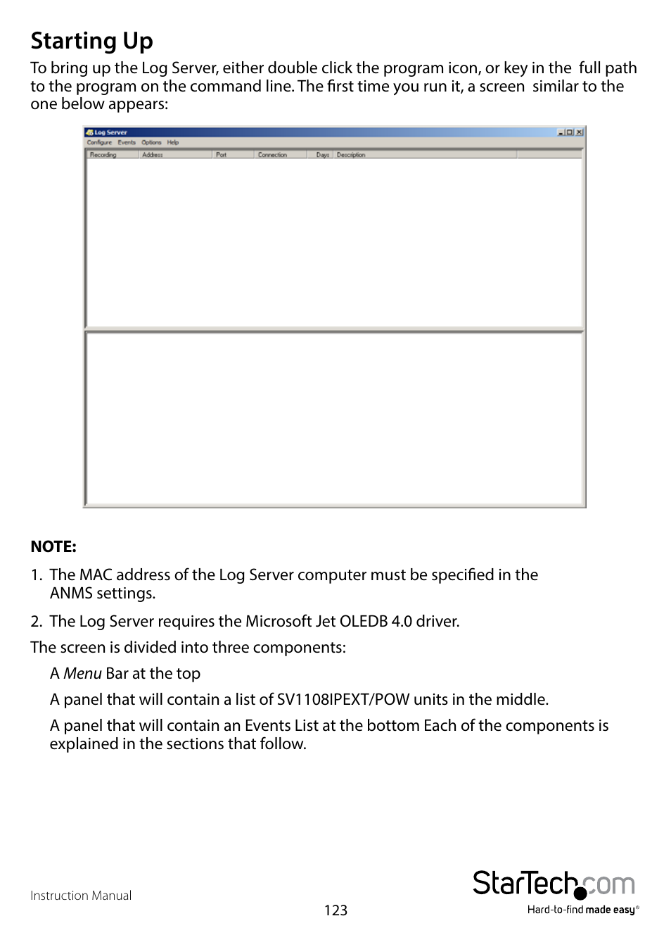 Starting up | StarTech.com SV1108IPPWEU User Manual | Page 130 / 184
