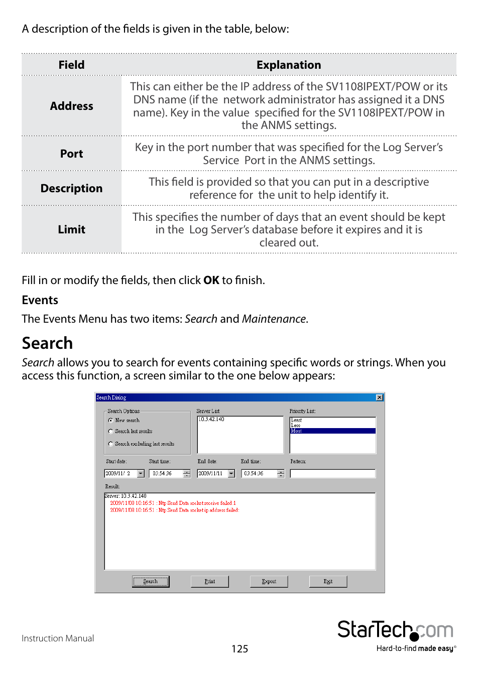 Search | StarTech.com SV1108IPPWEU User Manual | Page 132 / 184