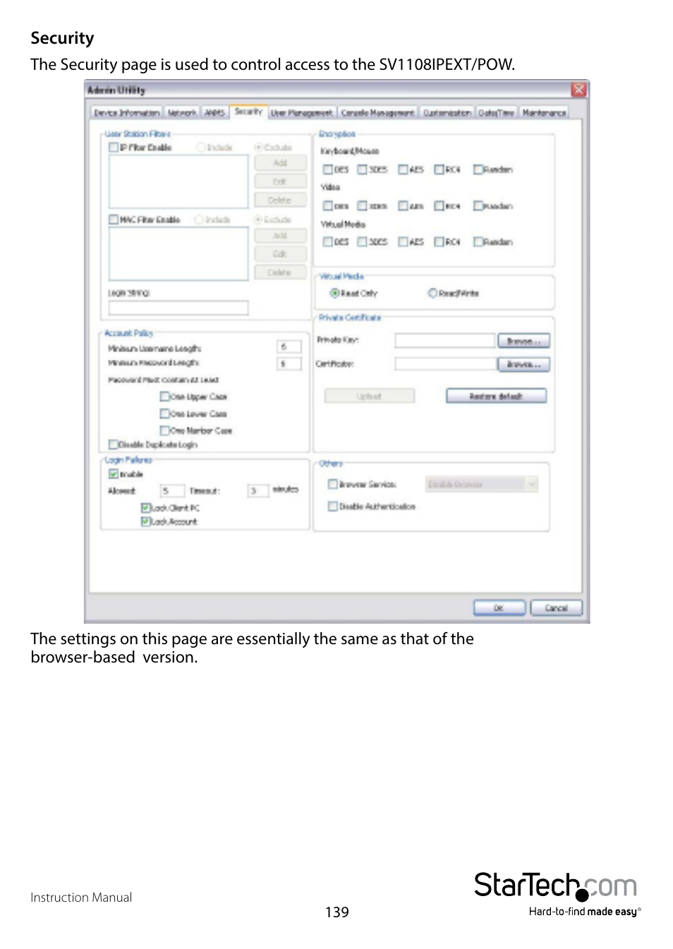 StarTech.com SV1108IPPWEU User Manual | Page 146 / 184