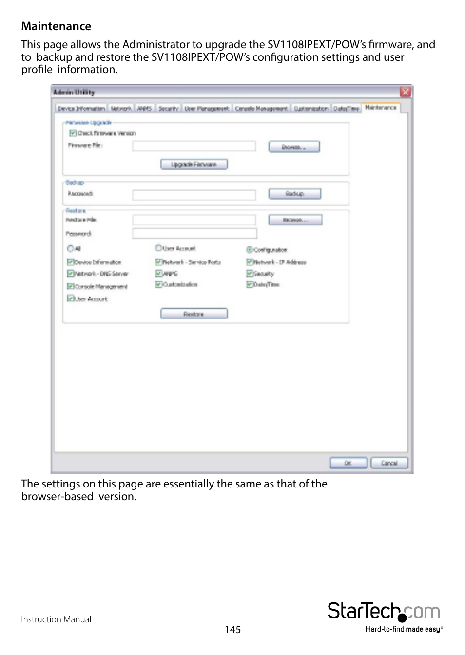 StarTech.com SV1108IPPWEU User Manual | Page 152 / 184