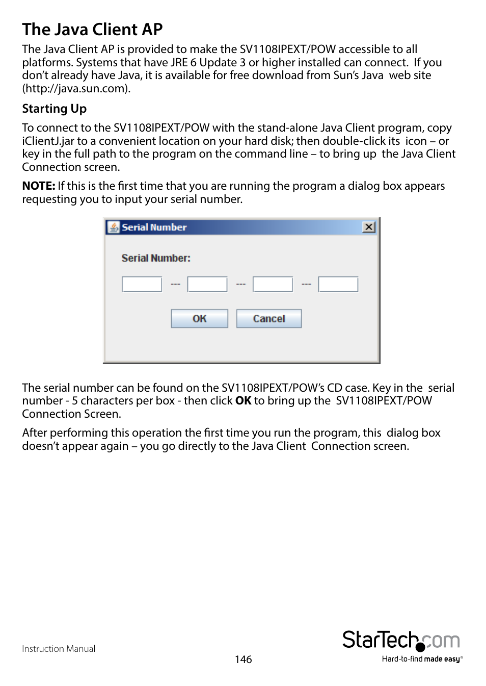 The java client ap | StarTech.com SV1108IPPWEU User Manual | Page 153 / 184