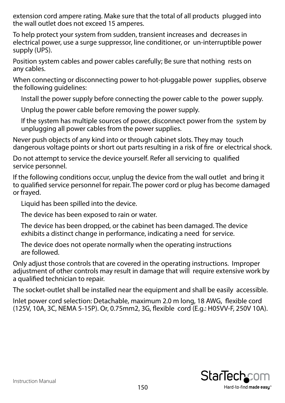 StarTech.com SV1108IPPWEU User Manual | Page 157 / 184
